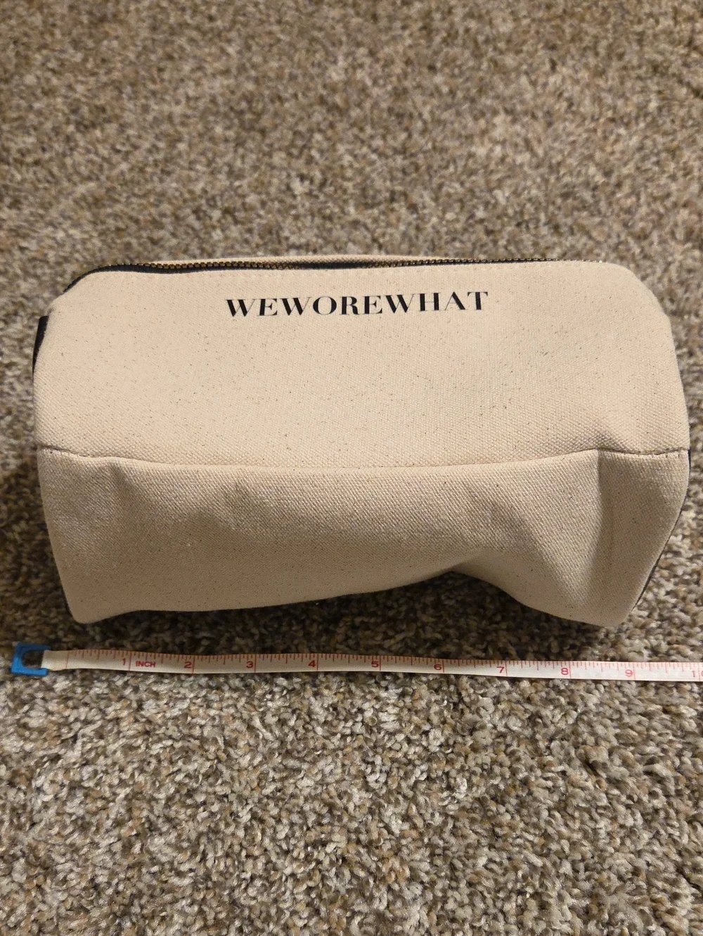 WEWOREWHAT 100% Cotton Canvas Cosmetic Bag